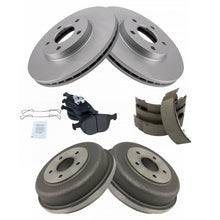 Disc Brake Pad and Rotor / Drum Brake Shoe and Drum Kit TRQ BKA23657