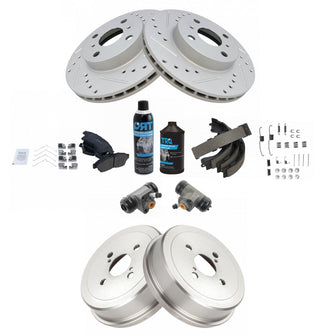 Disc Brake Pad and Rotor / Drum Brake Shoe and Drum Kit TRQ BKA22118