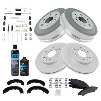 Disc Brake Pad and Rotor / Drum Brake Shoe and Drum Kit TRQ BKA23644