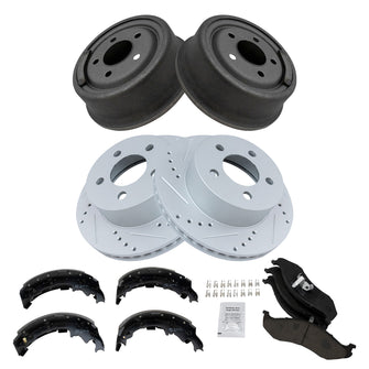 Disc Brake Pad and Rotor / Drum Brake Shoe and Drum Kit TRQ BKA22075