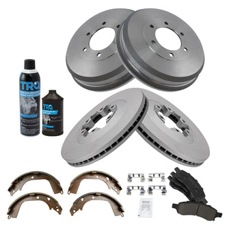 Disc Brake Pad and Rotor / Drum Brake Shoe and Drum Kit TRQ BKA23646