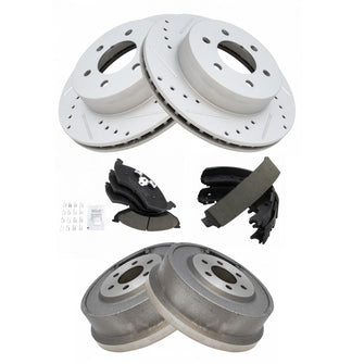 Disc Brake Pad and Rotor / Drum Brake Shoe and Drum Kit TRQ BKA22074