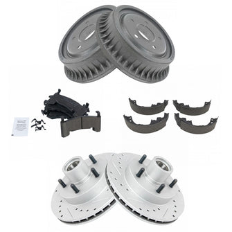 Disc Brake Pad and Rotor / Drum Brake Shoe and Drum Kit TRQ BKA92567