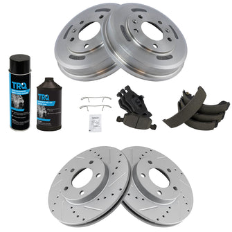 Disc Brake Pad and Rotor / Drum Brake Shoe and Drum Kit TRQ BKA20667