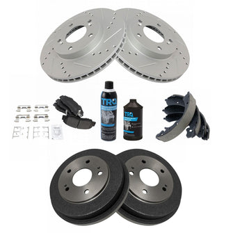Disc Brake Pad and Rotor / Drum Brake Shoe and Drum Kit TRQ BKA22104