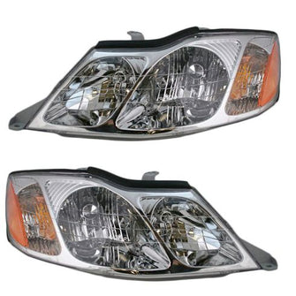Autos Part Outlet™ New Headlights Headlamps Left & Right Side Pair Set Compatible With 2000-2004 Toyota Avalon