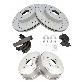 Disc Brake Pad and Rotor / Drum Brake Shoe and Drum Kit TRQ BKA22083