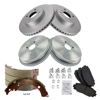 Disc Brake Pad and Rotor / Drum Brake Shoe and Drum Kit TRQ BKA23651