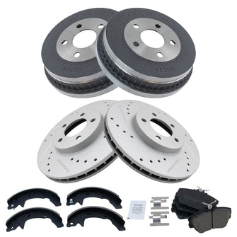 Disc Brake Pad and Rotor / Drum Brake Shoe and Drum Kit TRQ BKA22082