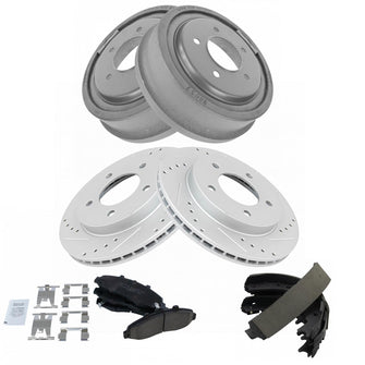 Disc Brake Pad and Rotor / Drum Brake Shoe and Drum Kit TRQ BKA92717