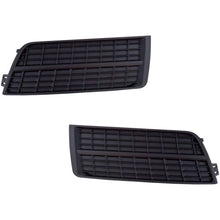 Autos Part Outlet™ New Fog Light Lamp Black Hole Cover LH & RH Side Set Compatible with 2010-16 Cadillac SRX