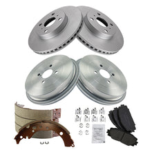 Disc Brake Pad and Rotor / Drum Brake Shoe and Drum Kit TRQ BKA23649