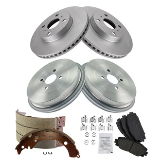 Disc Brake Pad and Rotor / Drum Brake Shoe and Drum Kit TRQ BKA23649