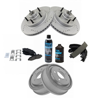 Disc Brake Pad and Rotor / Drum Brake Shoe and Drum Kit TRQ BKA22103