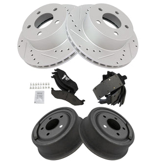 Disc Brake Pad and Rotor / Drum Brake Shoe and Drum Kit TRQ BKA92707