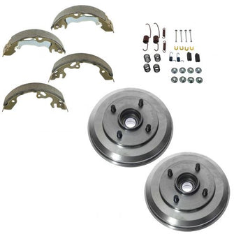 Autos Part Outlet™ New Rear Brake Shoe & Drum Kit Compatible with 2000-08 Ford Focus
