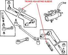 Steering Tie Rod End Adjusting Sleeve DIY Solutions SUS00673